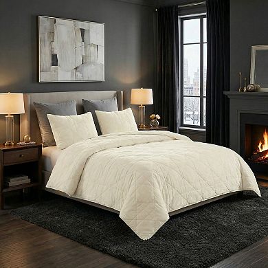 Lavish Home 3-Piece Quilt Set with Sham