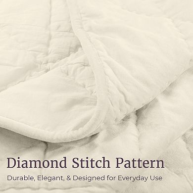 Lavish Home 3-Piece Quilt Set with Sham