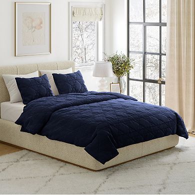 Lavish Home 3-Piece Quilt Set with Sham