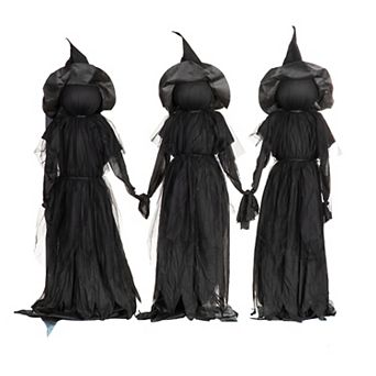 Meadow Creek 54-inch LED Witch Stakes (Set of 3)