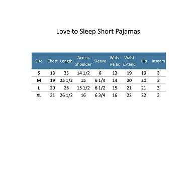 Love to Sleep Ladies Pointelle 2 Piece Pajama Pant Set