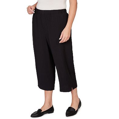 Plus Size Alfred Dunner Relaxed Pull-On Capri Pants