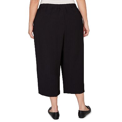 Plus Size Alfred Dunner Relaxed Pull-On Capri Pants