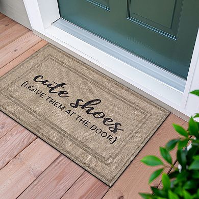 Apache Mills Cute Shoes Indoor / Outdoor Doormat