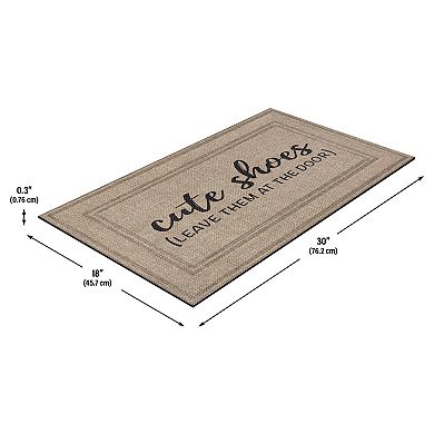 Apache Mills Cute Shoes Indoor / Outdoor Doormat