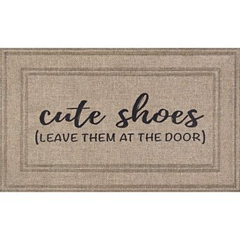 Apache Mills Cute Shoes Indoor / Outdoor Doormat