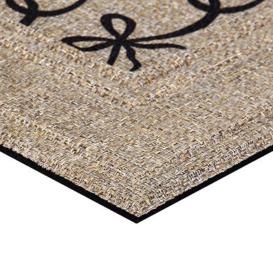 Apache Mills Welcome Bows 18" x 30" Indoor Outdoor Doormat