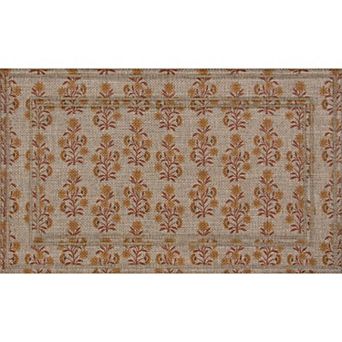 Apache Mills Rustic Dollop Floral Doormat