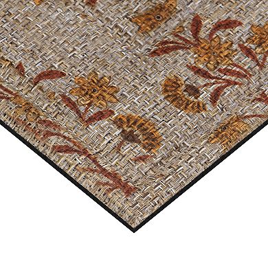 Apache Mills Rustic Dollop Floral Doormat
