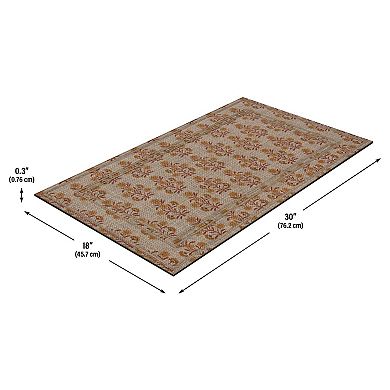 Apache Mills Rustic Dollop Floral Doormat