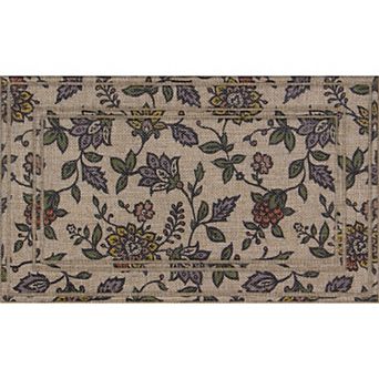 Apache Mills Garden Floral Entrance Doormat