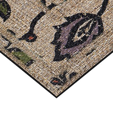Apache Mills Garden Floral Entrance Doormat
