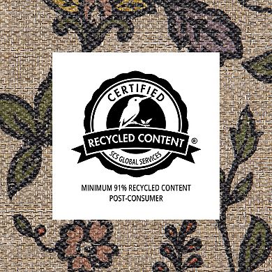 Apache Mills Garden Floral Entrance Doormat