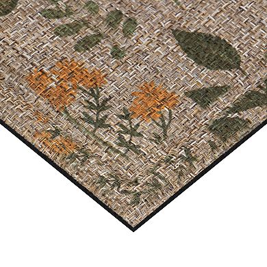 Apache Mills Tranquil Floral Entrance Doormat
