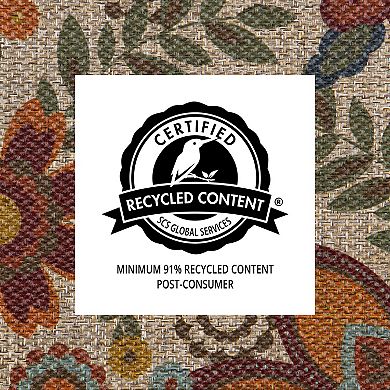 Apache Mills Jackie Floral Entrance Doormat