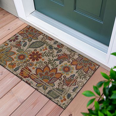 Apache Mills Jackie Floral Entrance Doormat