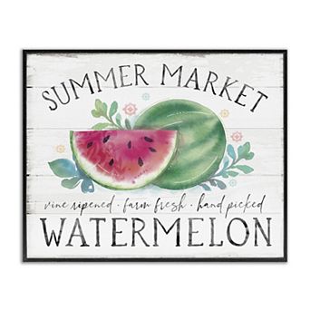Stupell Home Decor Summer Market Watermelon Canvas Wall Art