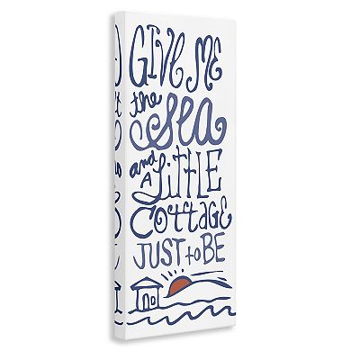 Stupell Home Decor Sea & Cottage Beach Life Calligraphy Wall Art