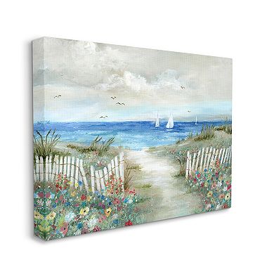 Stupell Home Decor Tranquil Beachside Canvas Wall Art
