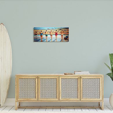 Stupell Home Decor Beach Friends Coastal Summer Fun Canvas Wall Art