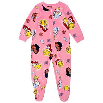 Toddler Girl Disney Princesses Footed Pajama