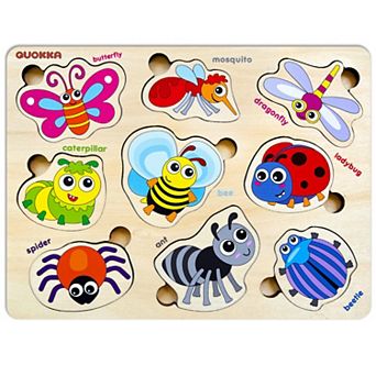 QUOKKA Wooden Puzzles for Toddlers 3-5 - Games for Children's Learning