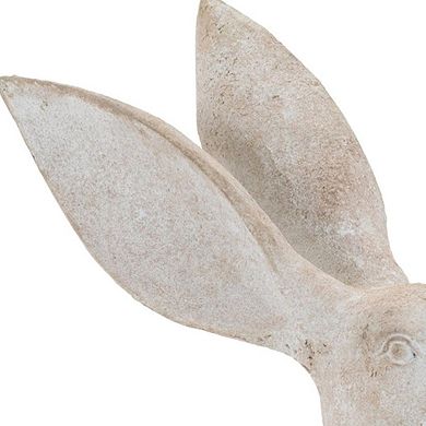 HomeRoots Set of Four Beige Resin Bunny Rabbit Figurines
