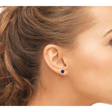 Sterling Silver Tanzanite Earrings