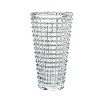 HomeRoots 11" Clear Round Glass Table Vase
