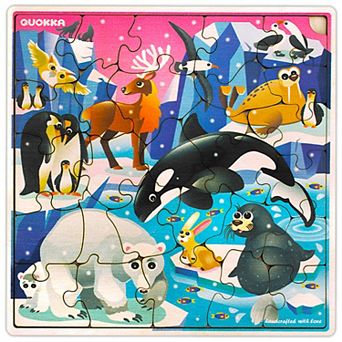 QUOKKA Wooden Toddlers Puzzles for Ages 3-5