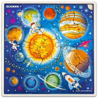 QUOKKA Wooden Toddlers Puzzles for Ages 3-5