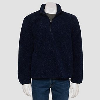 Men's Sonoma Goods For Life® 1/4 Zip High Pile Pullover Sweater