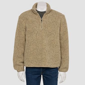 Men's Sonoma Goods For Life® 1/4 Zip High Pile Pullover Sweater