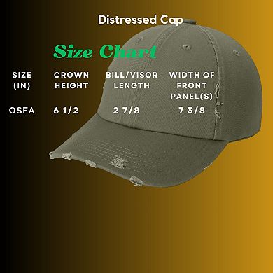 Mafoose Men's Fashion Adjustable Casual Style Distressed Cap