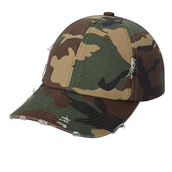 Mafoose Men's Fashion Adjustable Casual Style Distressed Cap