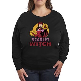 Plus Size Marvel Scarlet Witch French Terry Long Sleeve Tee