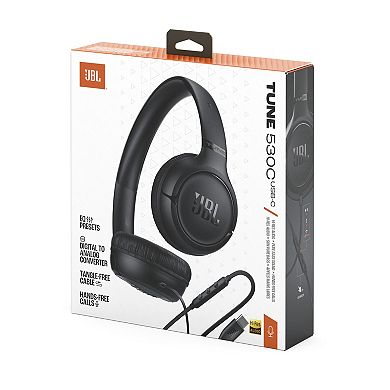 JBL Tune 530 Wired On-Ear Headphones with Microphone
