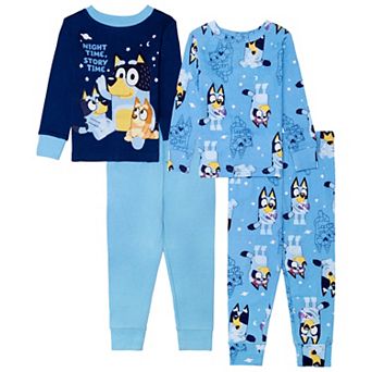Toddler Boy Monster Jam 4 pc Pajama Top & Pajama Bottoms Set