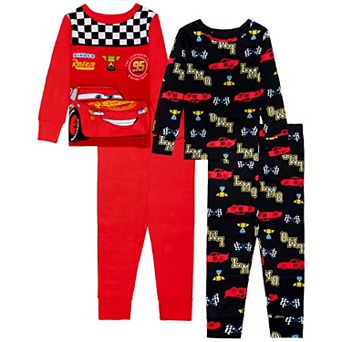 Toddler Boy Monster Jam 4 pc Pajama Top & Pajama Bottoms Set