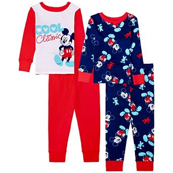 Toddler Boy Monster Jam 4 pc Pajama Top & Pajama Bottoms Set