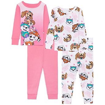 Toddler Girl Paw Patrol 4 pc Pajama Top & Pajama Bottoms Set