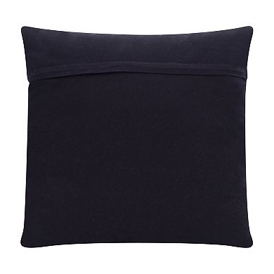 HomeRoots 20" X 20" Red Pink Blue Gray And Black Polyester Abstract Zippered Pillow