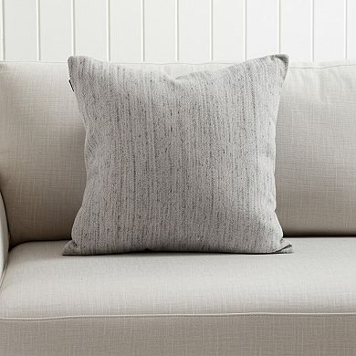 HomeRoots 20" Gray Wool Throw Pillow