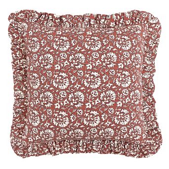 Sonoma Goods For Life® Ruffle Printed Cotton Pillow