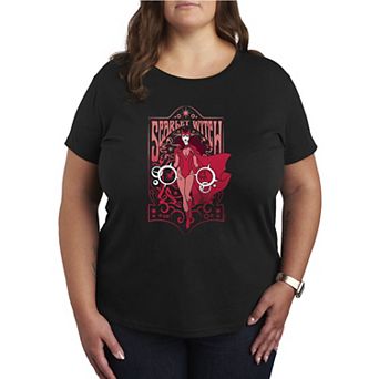 Plus Size Marvel Scarlet Witch Nouveau Graphic Tee