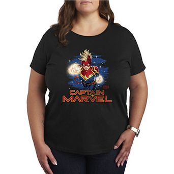 Plus Size Marvel Captain Marvel Graphic Tee