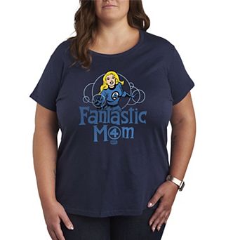 Plus Size Marvel The Fantastic Four Fantastic Mom Graphic Tee