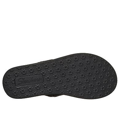 Skechers® Meditation Luxe Women's Cushioned Thong Sandals