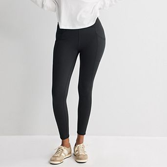 Juniors SO® Cozy Seamed Pocket Leggings