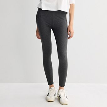 Juniors SO® Cozy Seamed Pocket Leggings